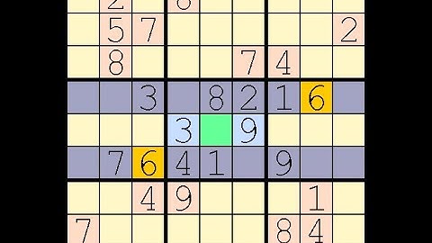 How to Solve Washington Times Sudoku Difficult  October 25, 2023