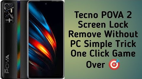 Tecno POVA 2 Screen Lock Pin lock Pattern lock Remove Without PC || Tecno Hard Reset Android 11