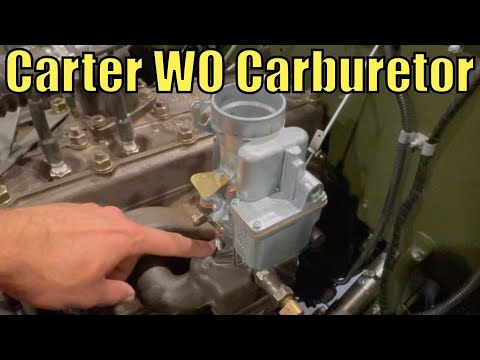 How to install Willys Jeep Carter WO Carburetor