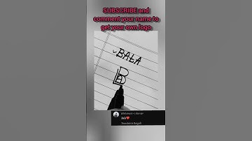 BALA name logo❤💯comment your name #shorts #namelogo #trending #viral #shortfeed