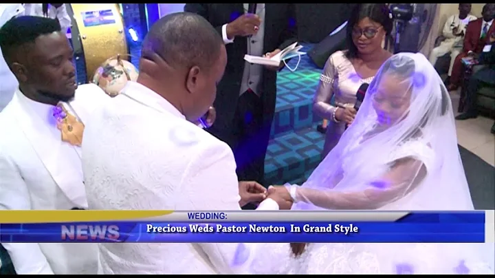 Precious weds Pastor Newton in grand style