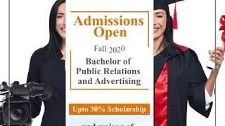 Fall 2020- Bachelor of Public Relations & Advertising