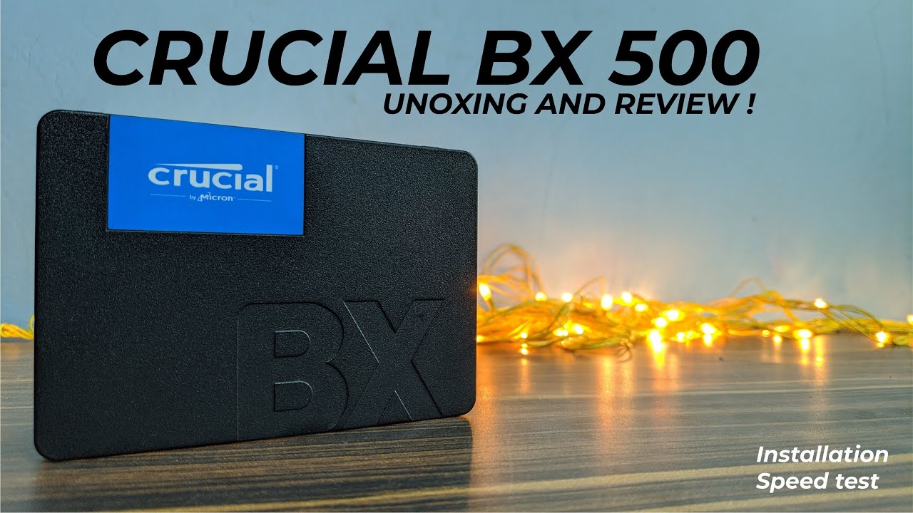 Crucial BX500 240gb SSD Review | Speed test | Installation | - YouTube
