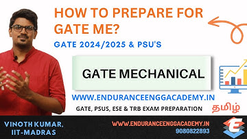 GATE Mechanical Preparation  | in Tamil | GATE 2024,2025 | EEA
