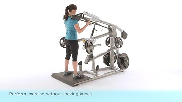 Precor Squat Machine Plate Loaded