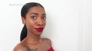 Curly Hairstyle Hack: Slick back ponytail with Curl Keeper Styling Brush