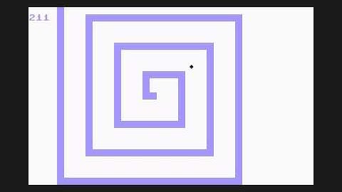 10 Line C64 Basic Game - Marble Madness Lite