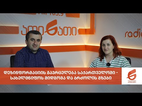 დეზინფორმაციის გავრცელება საქართველოში - სახელმწიფოს მიდგომა და ბრძოლის გზები