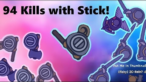 Moomoo.io : 94 kills with stick!