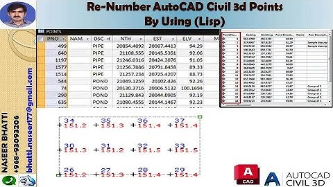 How to Renumber Civil 3d Multiple Points in a Moment