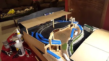 Mountain build using spray insulating foam(1)