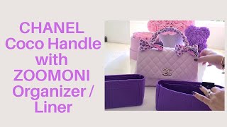 Chanel Coco Handle Bag Organizer Liner