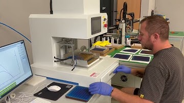 Operate solar cell tester