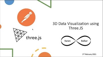 3D Data Visualization Using Three.js, Karan Balkar, LTI | Postman Galaxy 2021