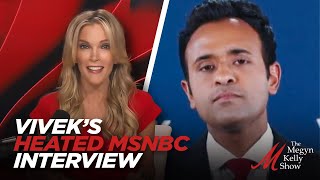 Vivek Ramaswamy's MSNBC Interview Gets Heated When Confronted with Past Trump Criticism