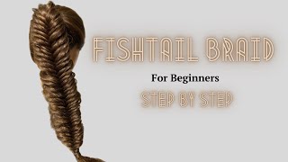 How to get fishtail braid (tutorial). Fishtail for beginners.