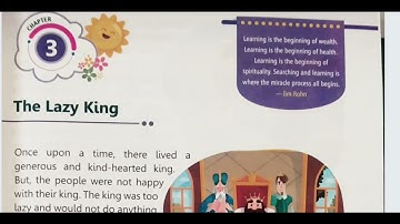 The lazy king Chapter 3 of class 4 Moral Value M.V. Monopoly Publication M.Sc. Explanation of story