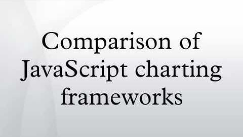 Comparison of JavaScript charting frameworks