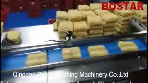 Automatic instant noodles flow packing machine