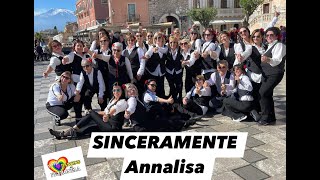 Annalisa SINCERAMENTE SANREMO 2024 coreo Petronela Calciu /social dance balli di gruppo 2024