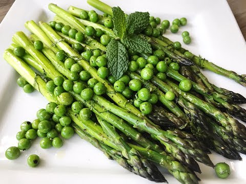 Springtime Asparagus and Pea Side Dish