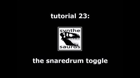 🎹 Korg Kross Tutorials Part 23: The Snaredrum Toggle