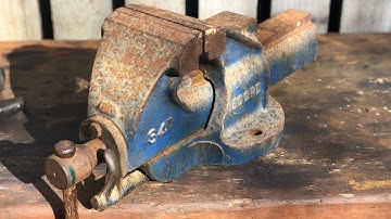 Record 34 Bench vice restoration- Quick Release!