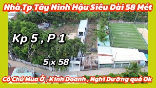 Quá mê căn nhà hậu dài tới 58 mét , tại trung tâm Tp Tây Ninh | Quang Lê BĐS
