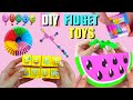 7 DIY FIDGET TOYS IDEAS - HOW TO MAKE EASY FIDGET TOYS AT HOME - Watermelon Pop it and more..