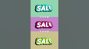 3D Bouncy Rotating Text with Infinite Loop Animation After Effects tutorial #adobeaftereffects