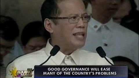 P-Noy inaugural address part (1 of 3)
