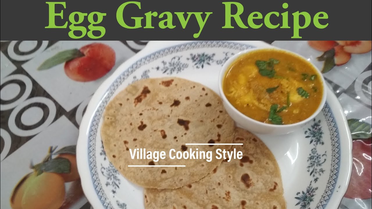 Egg Gravy Recipe in Tamil Delicious Egg Gravy For Chapati and Parotta