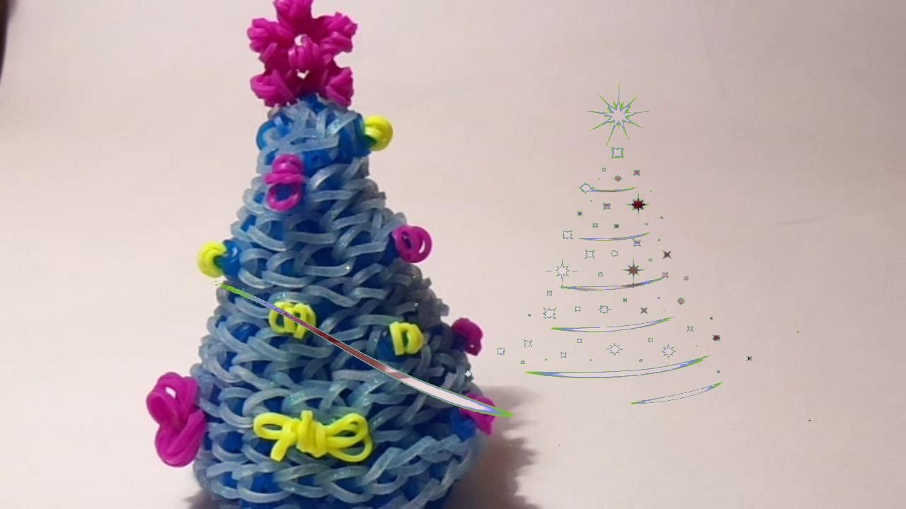 елочка из резинок. елка из канцелярских резинок. елочная игрушка из резинок. елка из резиночек. новогодняя елочка из резинок.