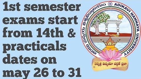 Adikavi Nannaya University practicals 1st semester 2022|AKNU Degree practical exams|practical exams