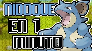 NIDOQUEEN EN 1 MINUTO!!