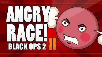 1v1 ANGRY RAGE ON BLACK OPS 2 (Headshots Only Troll, Zombies Trolling)