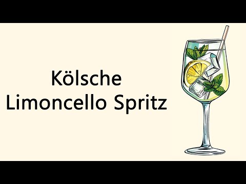 0221 Likör Cocktail Rezept: Cologne Spritz (die kölsche Antwort auf den Limoncello Spritz)