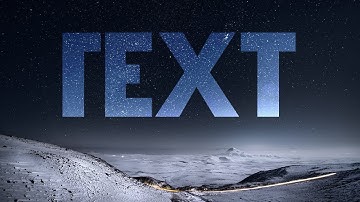 Text Overlay (Photoshop Tutorial)