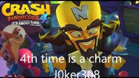 Crash bandicoot 4. Neo cortex 4th time it`s a charm. Level 20. BOSS FIGHT