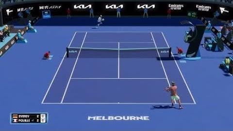 Zverev vs Pouille - Australian Open 1st Round Melbourne 2025 Tennis Sim