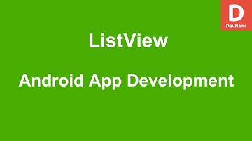 Android ListView Example