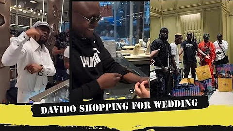 Davido Starts Shopping For His White Wedding Buys $6k Rolex For Israel DMW 