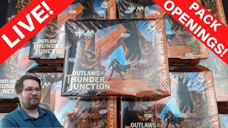 🔴LIVE! April 29th MTG Rip & Ship Outlaws of Thunder Junction Battles + Other Packs! #MTG