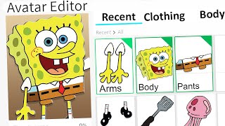 How To Become SpongeBob For FREE On ROBLOX!, Headless (Roblox)