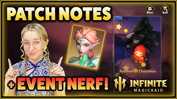 ✅ PATCH NOTES ☑️ NERF to Events! Wait to Play! ★ Infinite Magicraid ★