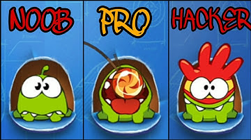 NOOB vs PRO vs HACKER - Cut the Rope: Experiment | Shooting the Candy