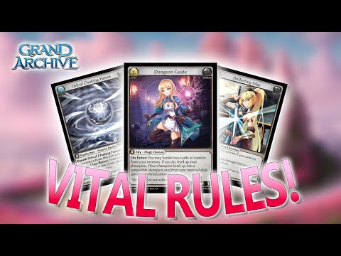 Rules You Need To Know | Grand Archive TCG - YouTube