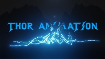 THOR 3D ANIMATION || BLENDER || #FANART #3D