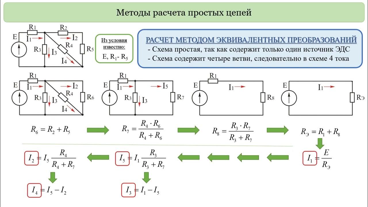 Калькулятор электрических цепей по схеме