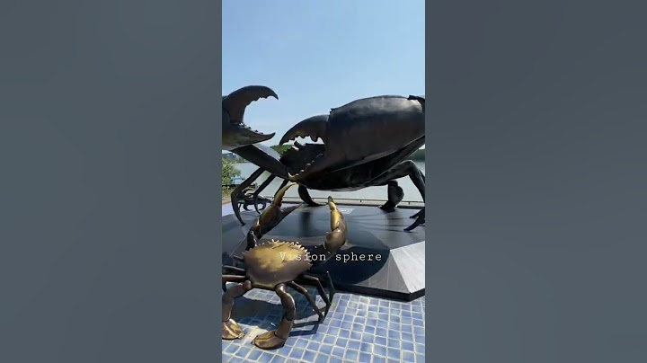 อนุสาวรีย์ปูดำ กระบี่ (Crab statue Krabi) #krabitown #travel #lake #nature